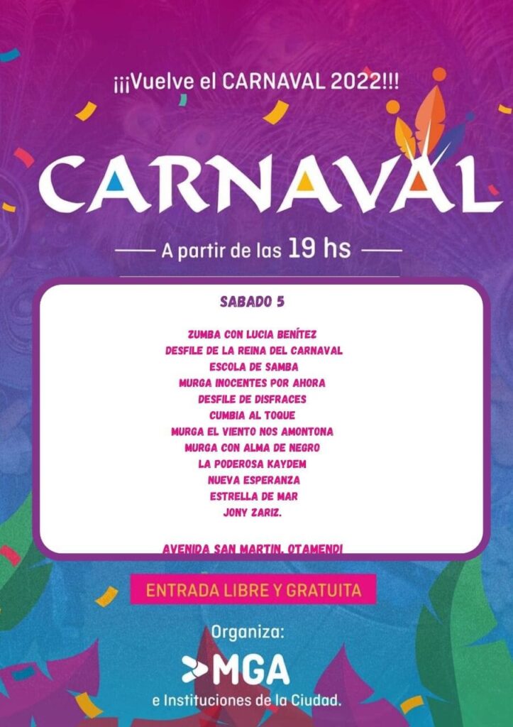 Carnavales en Otamendi