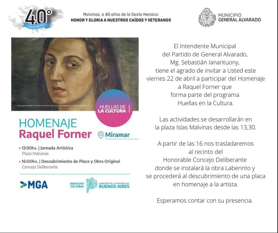 Homenaje a Raquel Forner
