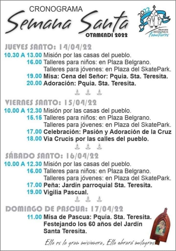 Semana Santa en Otamendi
